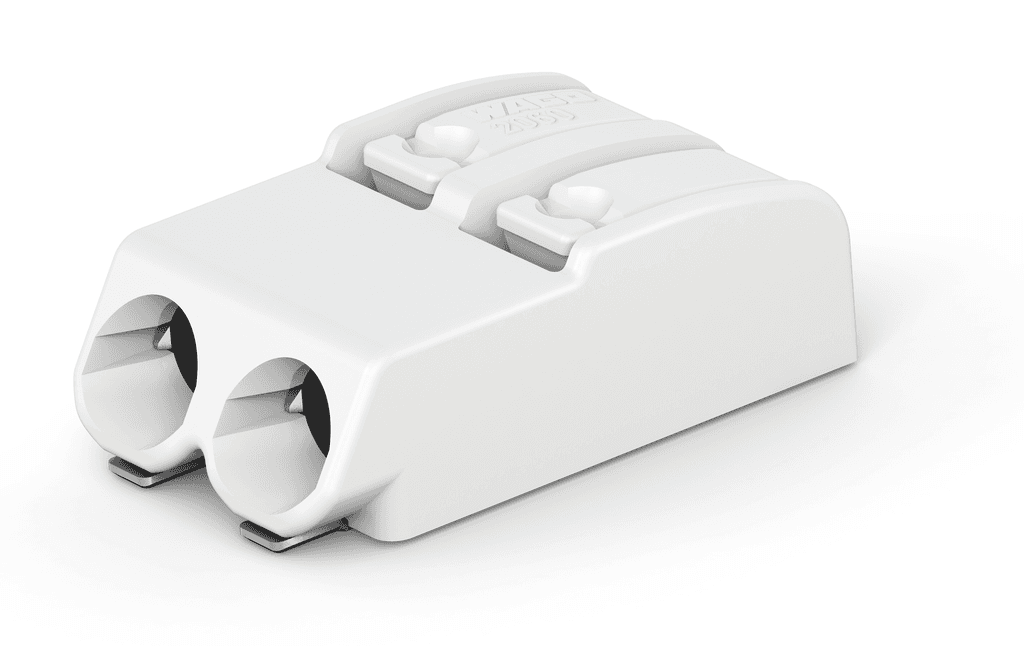WAGO 2060-452/998-404 2060-452/998-404 WAGO - SMD PCB terminal block; push-button; 0.75 mm²; Pin spacing 4 mm; 2-pole; Push-in CAGE CLAMP®; in tape-and-reel packaging; 0,75 mm²; white 2060-452/998-404 on Powermatic Associates