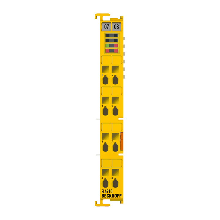 Beckhoff EL6910 EtherCAT Terminal communication interface, TwinSAFE Logic EL6910 on Powermatic Associates