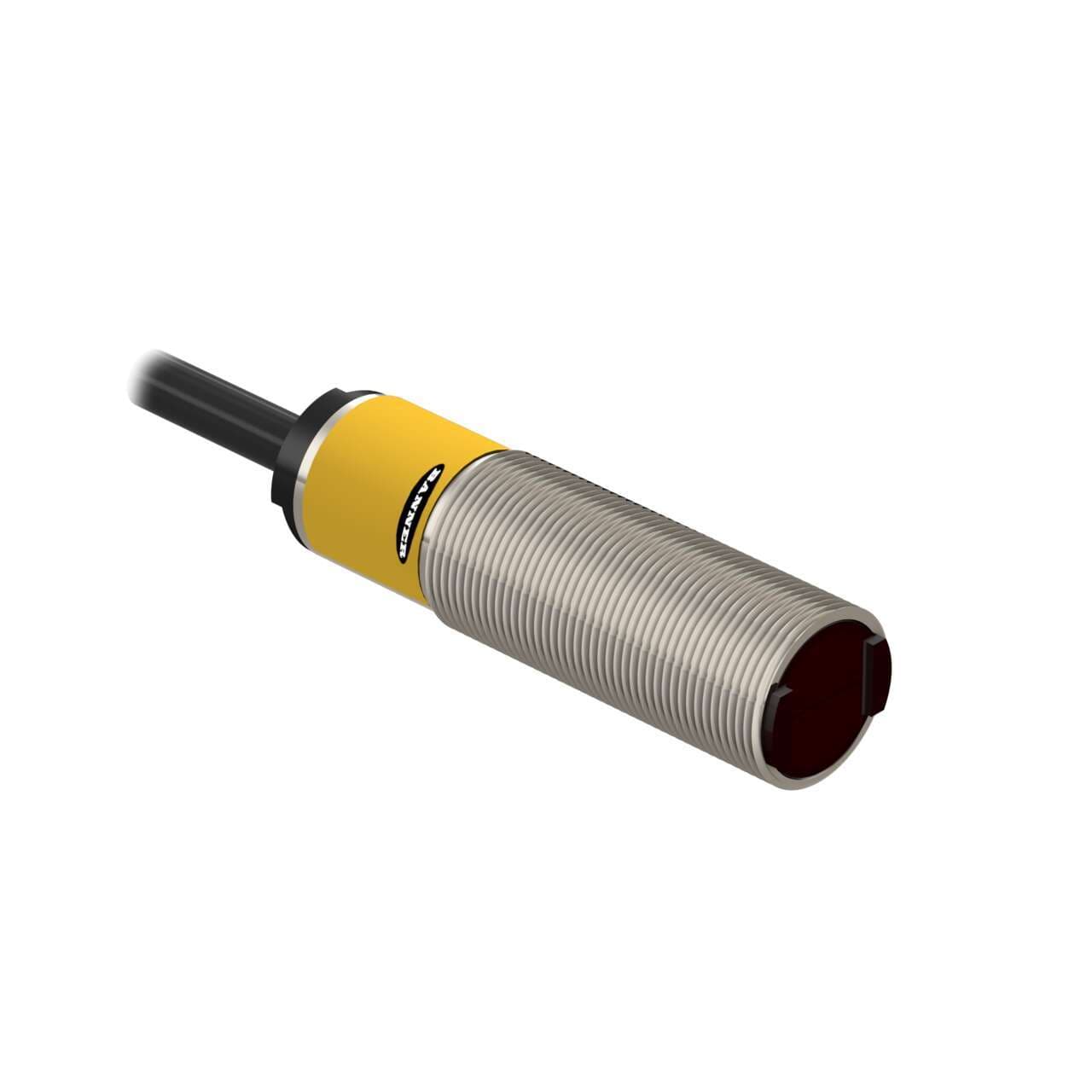 Banner M18SN6FF100 EZ-BEAM M18 Series: Fixed Field; Range: 100 mm; Input: 10-30 V dc; Output: Complementary NPN; 2 m (6.5 ft) Cable M18SN6FF100 on Powermatic Associates