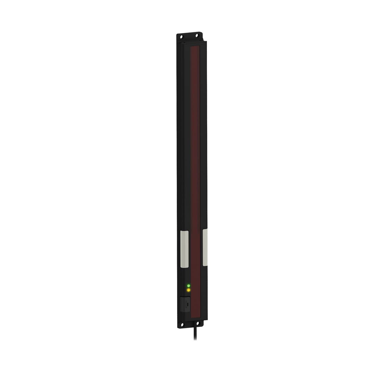 Banner PVA300P6Q W/6IN Banner Engineering PVA300P6Q W/6IN is a photo-electric array sensor designed for industrial applications, featuring a receiver alone configuration. This sensor operates within an ambient air temperature of up to +50°C and is housed in an aluminium casing with an acrylic window for durability. It has a net height of 15 mm, a width of 30 mm, and a depth of 342 mm, with a rectangular shape. The sensor is pre-wired with a 2m cable that terminates with bare end flying leads, facilitating easy installation. It offers a sensing distance of 2m (2000mm) with a green light source and a 25mm beam spacing/pitch. The PVA300P6Q W/6IN operates on a supply voltage range of 12Vdc to 30Vdc, with a nominal voltage of 24Vdc, and has a current consumption of 62mA (0.062 A). It features a degree of protection rated at IP62 NEMA 2, ensuring protection against dust and water ingress. The sensor supports both Light-ON and Dark-ON operating modes and can be configured as Normally Open (NO) or Normally Closed (NC). It also includes 1 x digital output (PNP transistor) for signal processing. PVA300P6Q W/6IN on Powermatic Associates