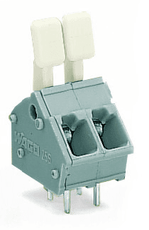 WAGO 255-403/333-000 255-403/333-000 WAGO - PCB terminal block; finger-operated levers; 2.5 mm²; Pin spacing 5/5.08 mm; 3-pole; CAGE CLAMP®; commoning option; 2,50 mm²; gray 255-403/333-000 on Powermatic Associates